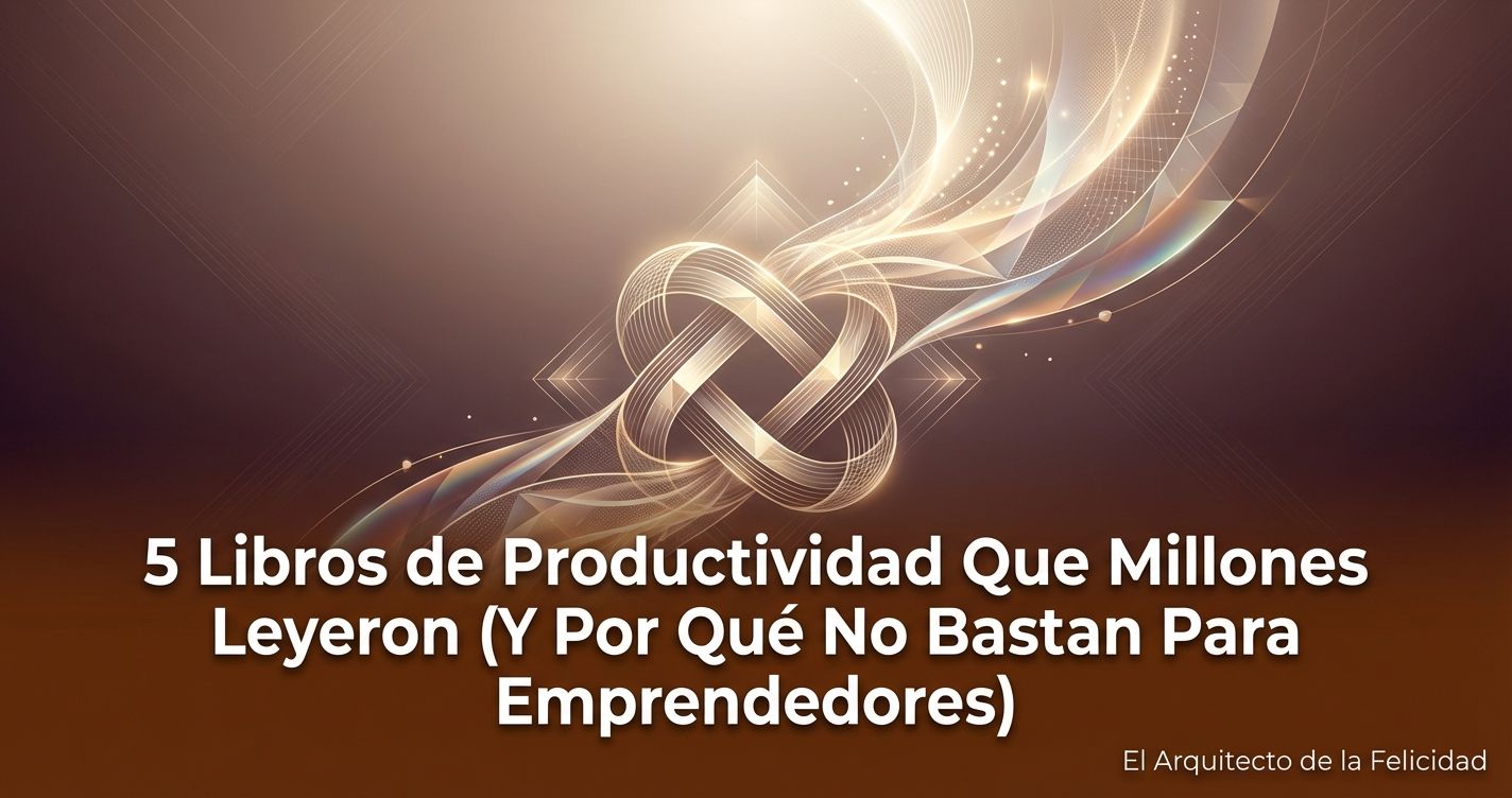 5 Libros de Productividad Que Millones Leyeron (Y Por Qué No Bastan Para Emprendedores)