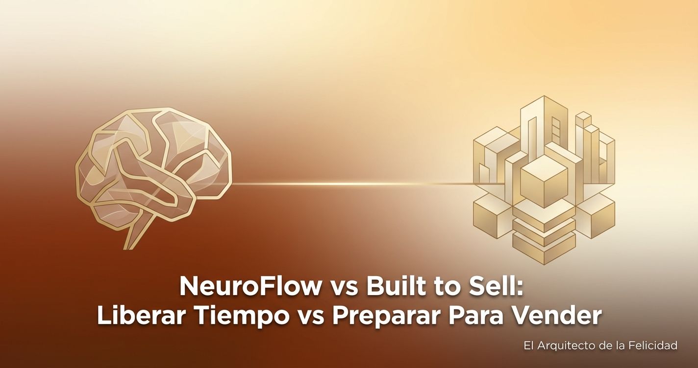 NeuroFlow vs Built to Sell: Liberar Tiempo vs Preparar Para Vender