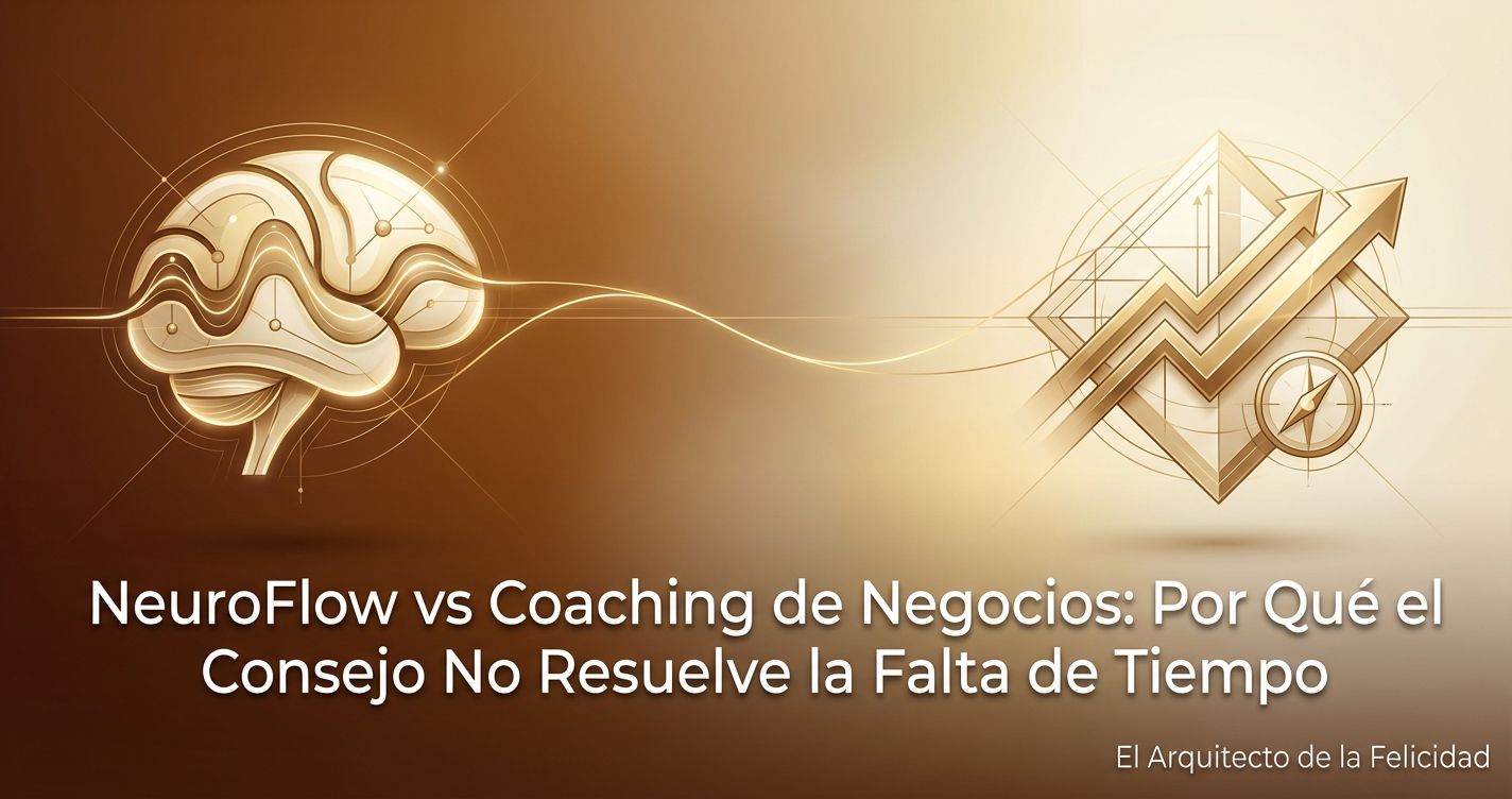 NeuroFlow vs Coaching de Negocios: Por Qué el Consejo No Resuelve la Falta de Tiempo