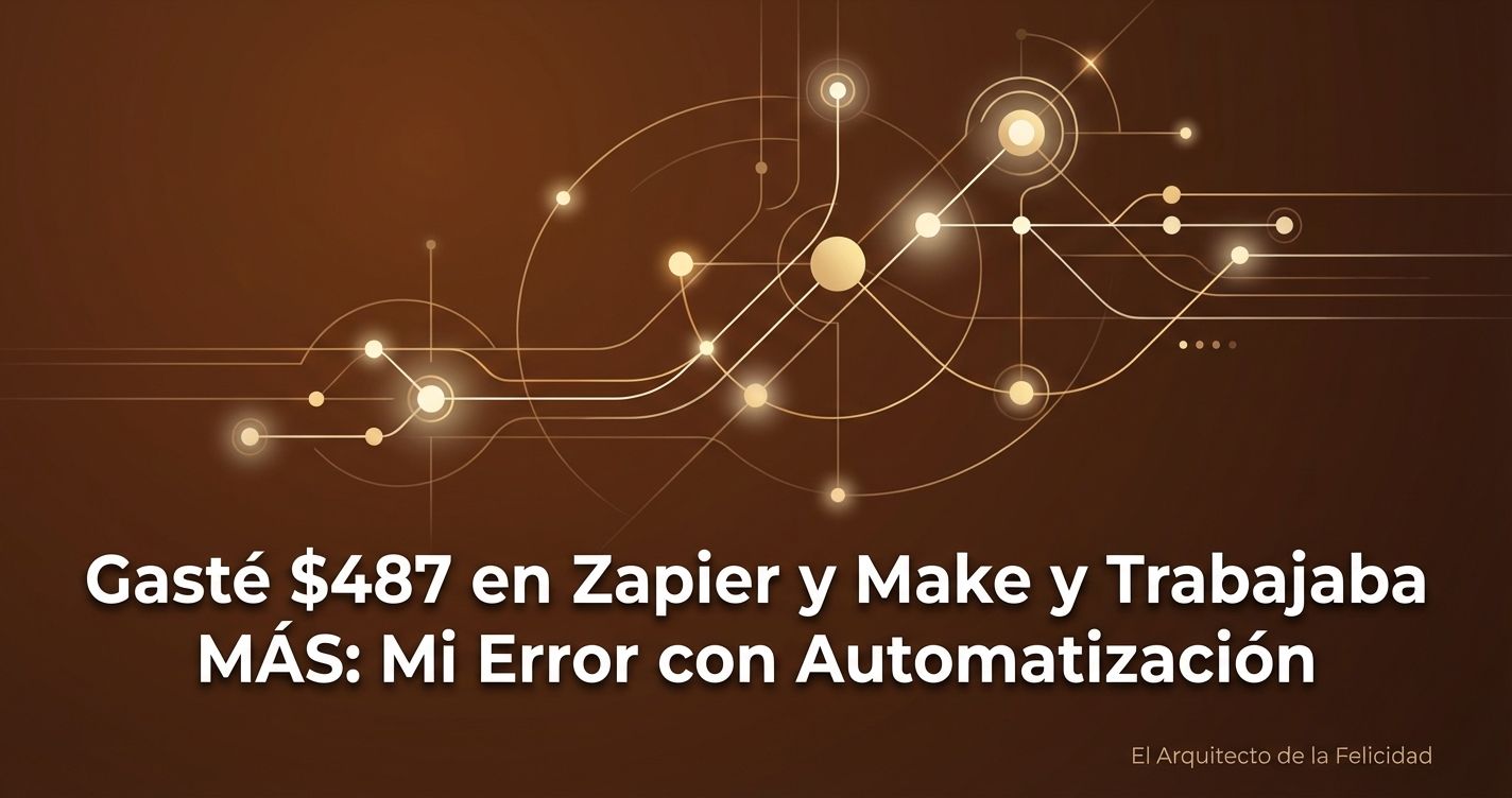 Gasté $487 en Zapier y Make y Trabajaba MÁS: Mi Error con Automatización